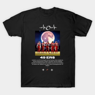 49 ers graphic design, funny 49 ers victor illustration design T-Shirt